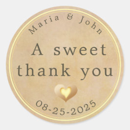 お感謝してい前 ラウンドシール