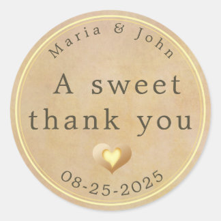 お感謝してい前 ラウンドシール