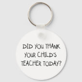 お感謝してい子様の先生 キーホルダー (正面)