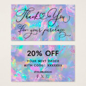 お感謝してい客様の購入opalテクスチャ (正面&裏面)