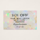 お感謝してい客様の購入opalテクスチャ (裏面)