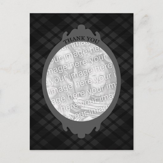 お感謝してい客様(独自の写真を挿入) ポストカード (正面)