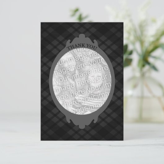 お感謝してい客様(独自の写真を挿入) 招待状 (スタンド正面)