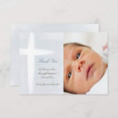 お感謝してい招きモダンに洗礼 招待状 (正面/裏面)