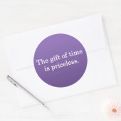 お感謝してい時間 ラウンドシール (封筒)