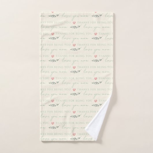 お感謝してい母さんのタオルのセット バスタオルセット (ハンドタオル)