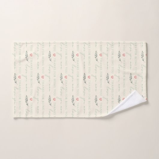 お感謝してい母さんのタオルのセット バスタオルセット (ハンドタオル)