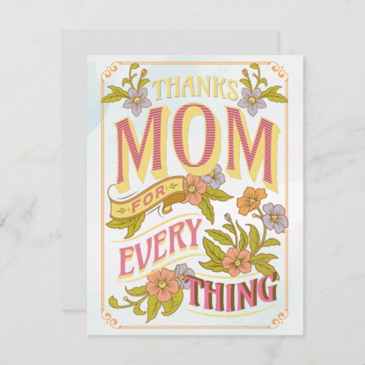 お感謝してい母さん毎日 シーズンカード