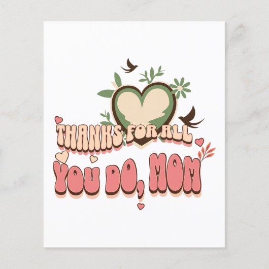 「お感謝してい母さん、お母さん」お母さんの日スペシャル チラシ (正面)