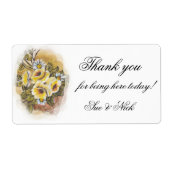 お感謝してい気に入り ラベル (正面)