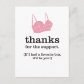 お感謝してい礼を言う ポストカード (正面)