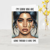 お懸命 カード (黄色い花)