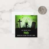 お手伝いハロウィン ポップバイ ノートカード (正面/裏面インサイチュ)