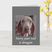 お手数です カード (黄色い花)