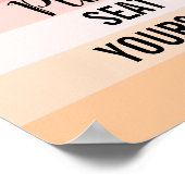 お手洗い用おもしろい引用文 ポスター (角)