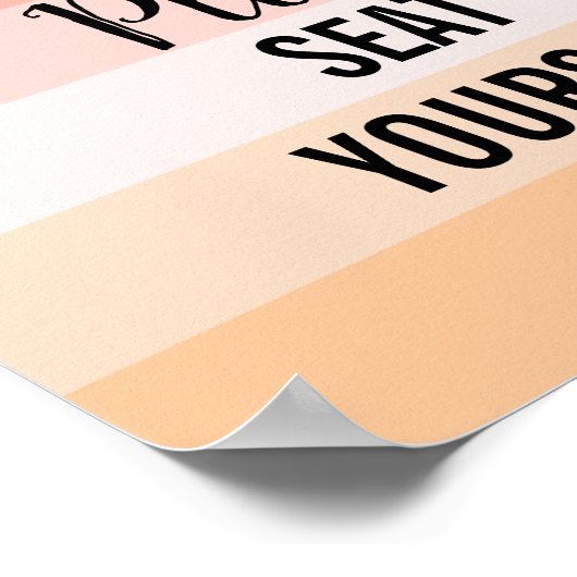 お手洗い用おもしろい引用文 ポスター (角)