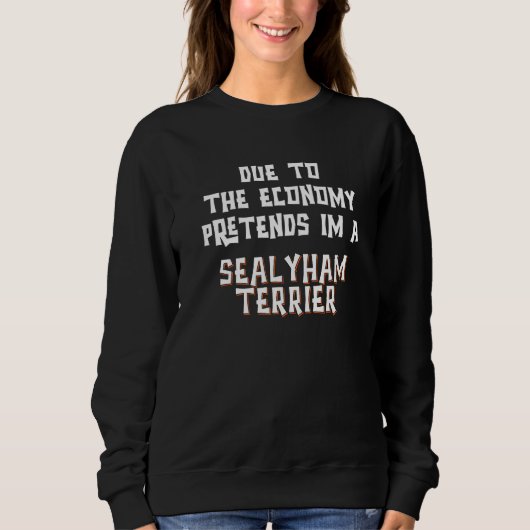 お手軽経済的なSEALYHAM TERRIERのハロウィン仮装 スウェットシャツ (正面)