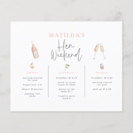 お手軽 水彩 チャンピエンヘン ウィークエンド 3日 チラシ