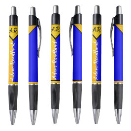 お手頃なイニシャル名、ファンシーな筆記 ボールペン