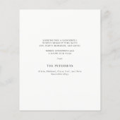 お手頃なクリスマス写真の緑の葉のホリデーカード チラシ (裏面)