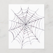 お手頃なブライダルシャワー ハロウィン 秋 落ち葉 フライヤー (裏面)