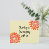 お手頃な価格の滞在のお礼バケーション レンタル ポストカード (スタンド正面)