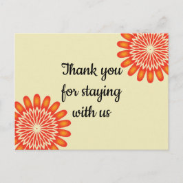 お手頃な価格の滞在のお礼バケーション レンタル ポストカード