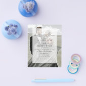 お手頃な結婚式の招待状 チラシ (シングル)