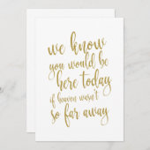 お手頃な結婚式の看板 招待状 (正面/裏面)