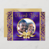 お手頃な記念日写真の感謝のポストカード ポストカード (正面/裏面)