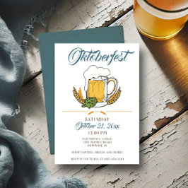 お手頃オクトーバーフェスト招待状、ビアテイスティング招待 招待状