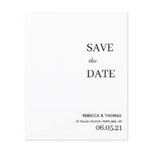 お手頃価格でエレガントな写真なしの結婚式予告