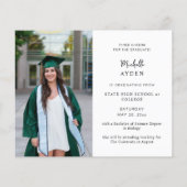 お手頃価格の楽しいモダンな卒業証書用インスタント写真2枚 チラシ (裏面)