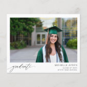 お手頃価格の楽しいモダンな卒業証書用インスタント写真2枚 チラシ (正面)