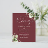 お手頃価格 ローズウッド ピンク フォト ウェディング 招待状 (スタンド正面)