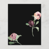 お手頃価格 50周年 結婚記念日 赤いバラ グリッター (裏面)