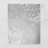 お手頃価格 60周年 結婚記念日 シルバー ご招待状 チラシ (裏面)