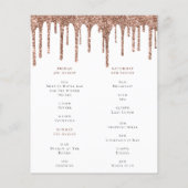 お手頃 グリッター ドリップ ブライズメイド ウィークエンド ご案内 (裏面)