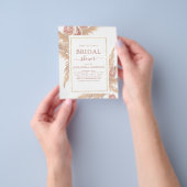 お手頃 パンパス グラス ブライダル シャワー ボヘミア ボーホー チラシ (手)