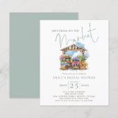 お手頃 彼女は市場からフレッシュオフ ブライダルシャワー (正面/裏面)