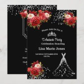 お披露目パーティーの招待状 招待状 (正面/裏面)