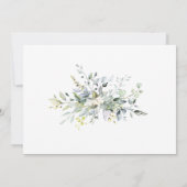 お披露目パーティー 赤ちゃん歓迎の招待状 招待状 (裏面)