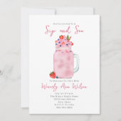 お披露目 ベリースムージー 招待状 (正面)