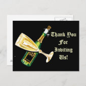 お招き頂きありがとうございます ポストカード (正面/裏面)