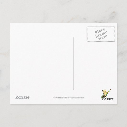 お招き頂きありがとうございます ポストカード (裏面)