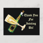 お招き頂きありがとうございます ポストカード (正面)