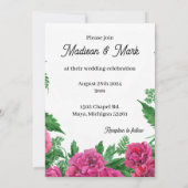 お招招待されき 招待状 (裏面)