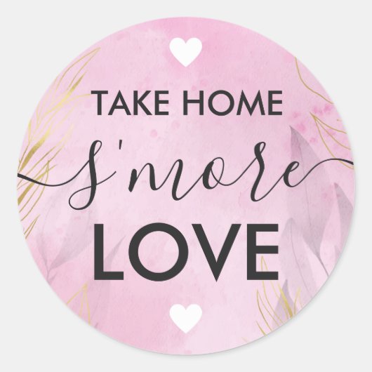 お持ち帰りスマモアラブ パープルボタニカルステッカー ラウンドシール (正面)