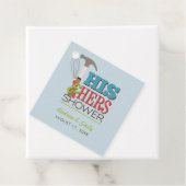 お揃いのハンマーと泡立て器 カップルシャワープレゼント フェイバータグ (インサイチュ)