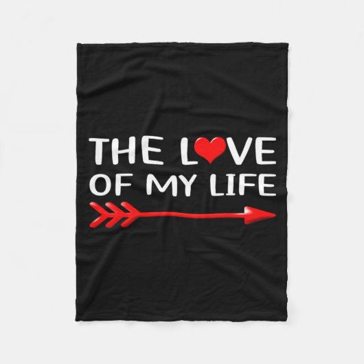 お揃いのペア バレンタイン 面白いセット フリースブランケット (正面)